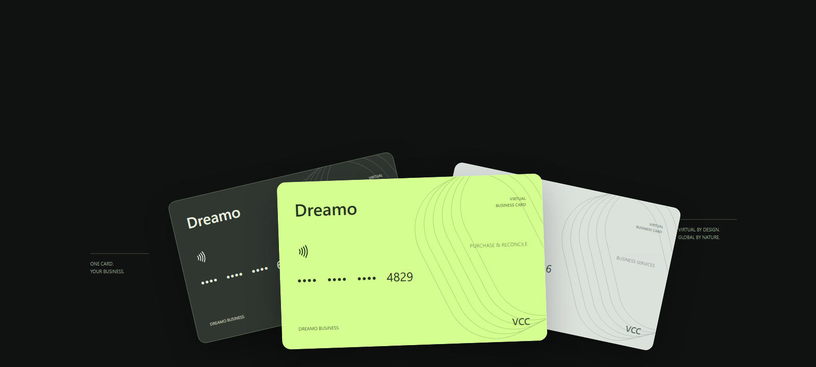 Dreamo 企业虚拟卡品牌示意